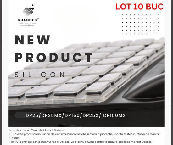 Poza cu LOT 10 buc  Husa silicon pentru tastatura Datecs DP25/DP25 MX /DP150/DP25X